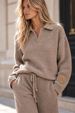 Azur Teddy Boucle Polo set